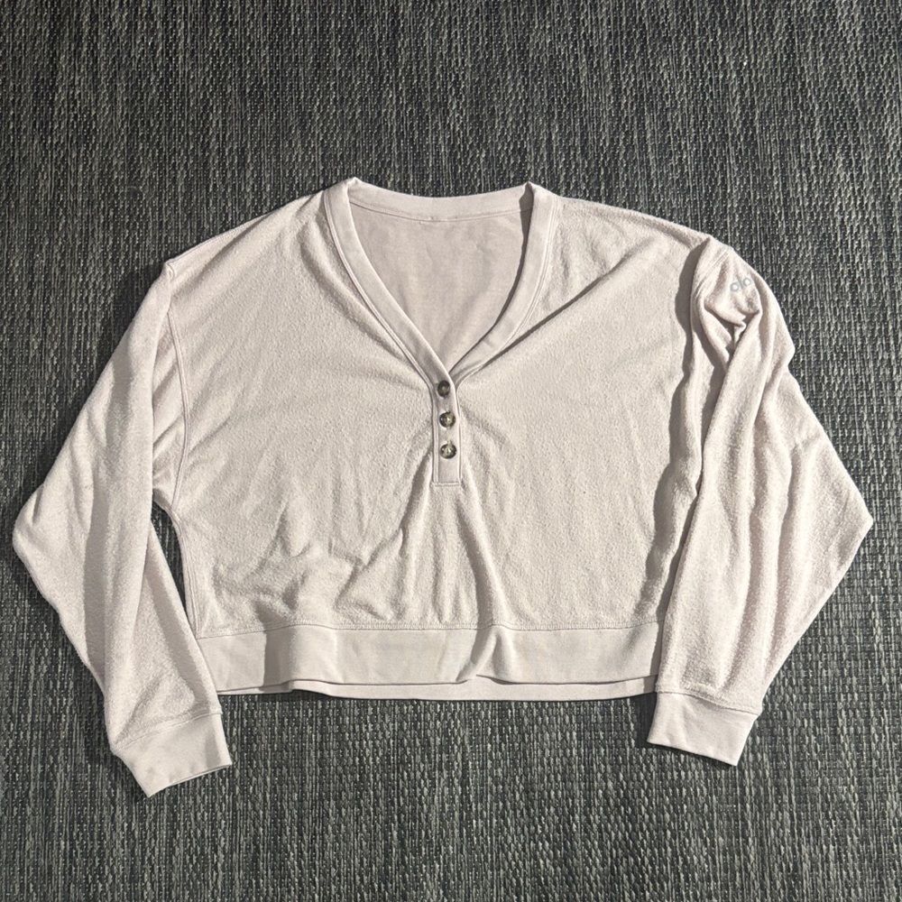 Alo Yoga Alolux Soho Henly Dusty Pink Size Medium